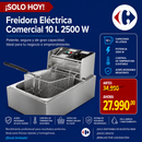 Freidora Eléctrica Comercial 10 L 2500 W